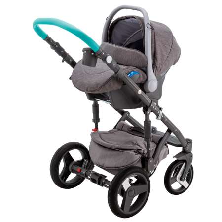 Коляска 3в1 BeBe-mobile серый
