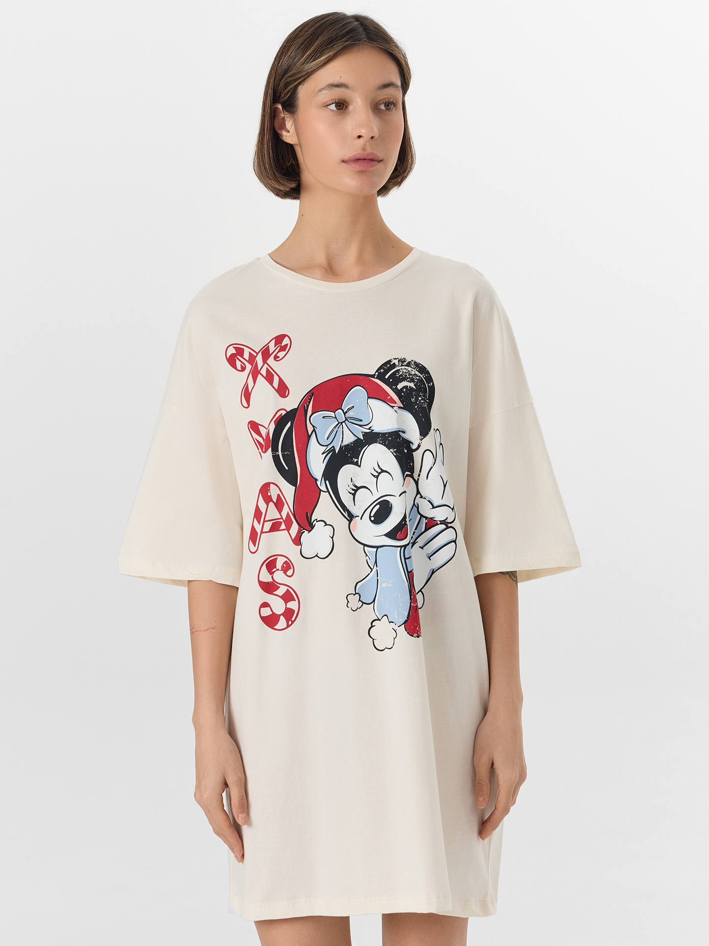 Сорочка ночная Mark Formelle (Марк Формэль) 512079/молочный +печать3 - фото 3