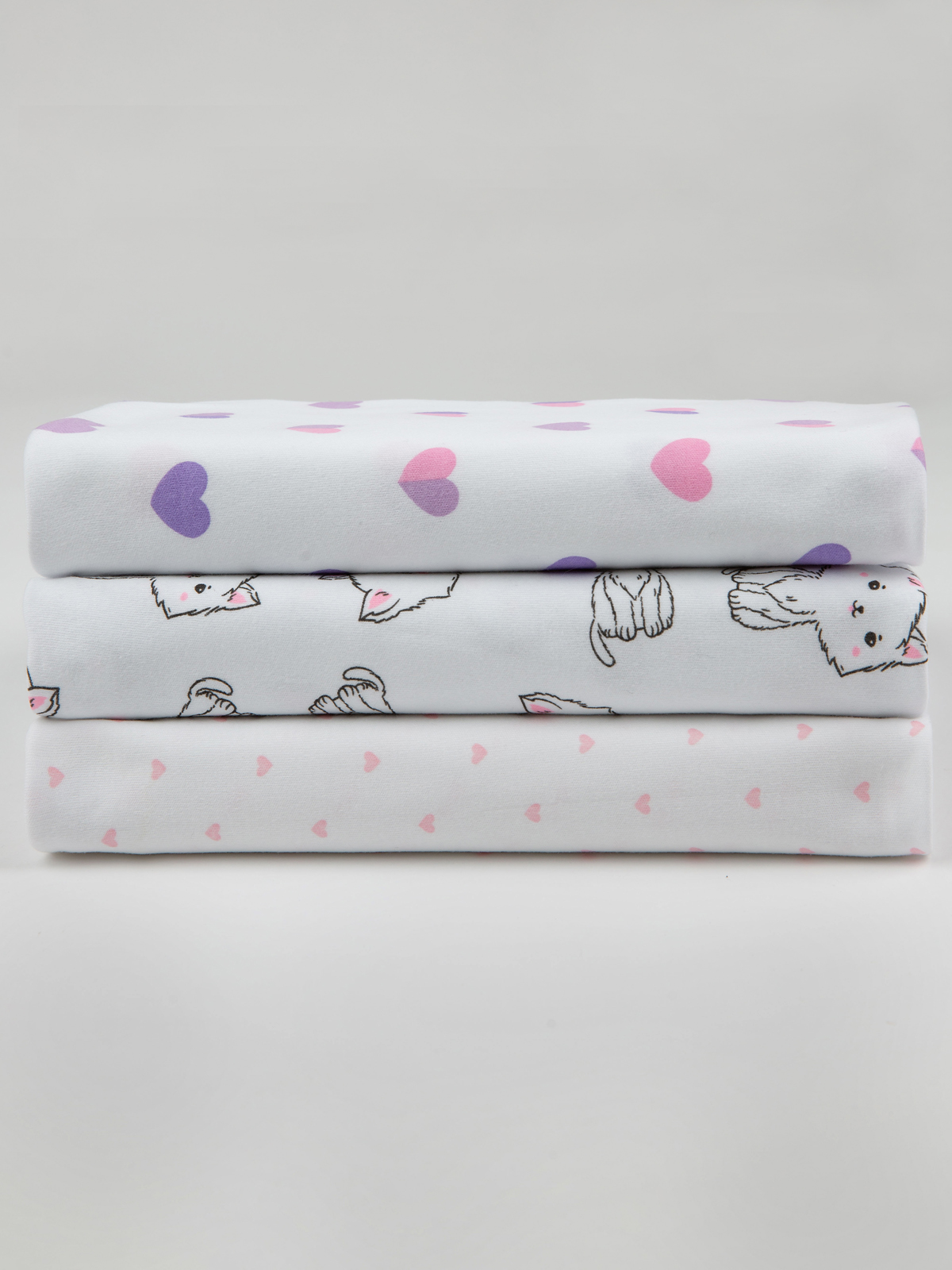 Пелёнка inlovery трикотаж 85х100 см 3 шт. - фото 4