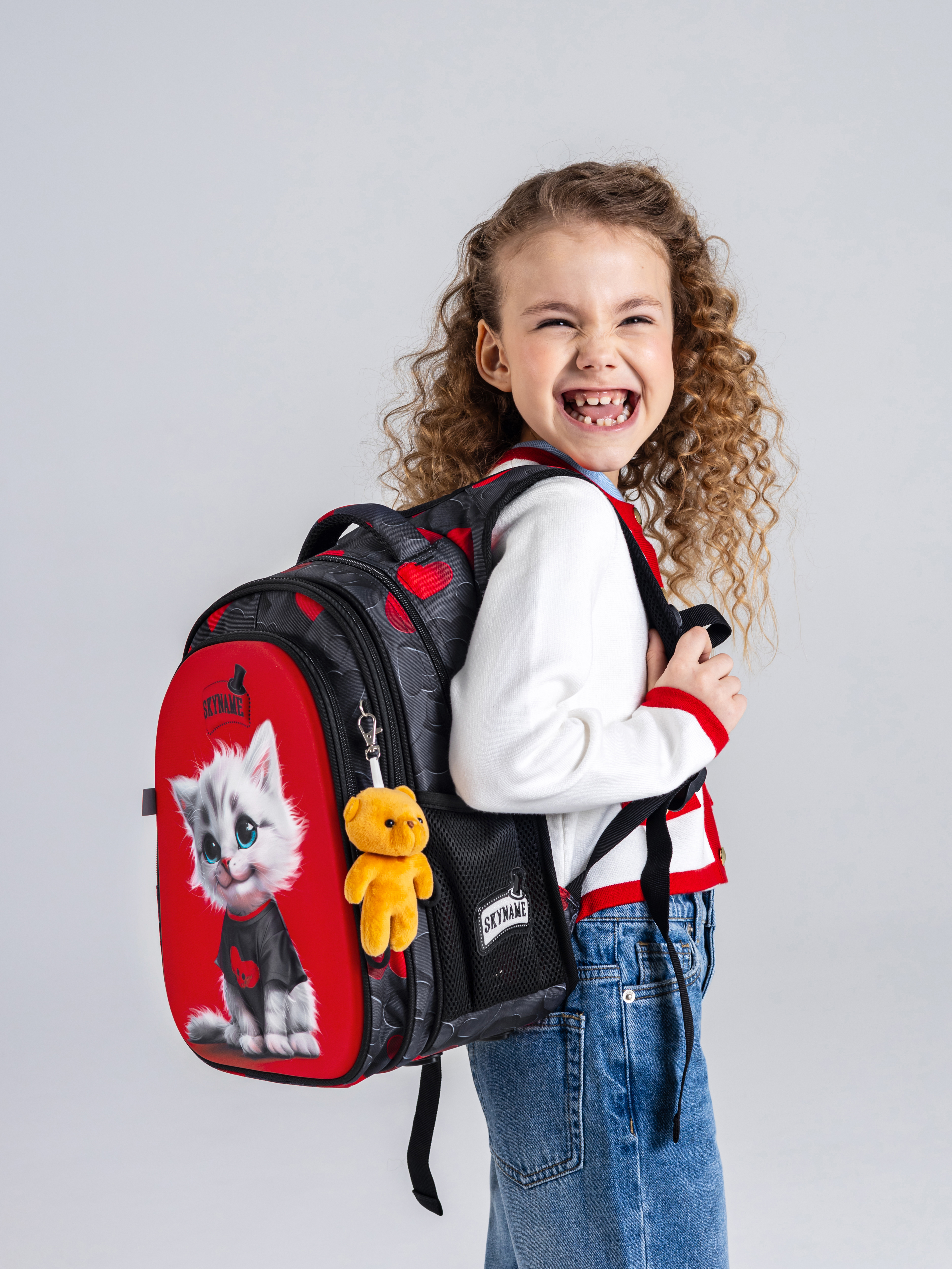 Рюкзак SkyName 1-4 класс, набор 5 в 1 - фото 6
