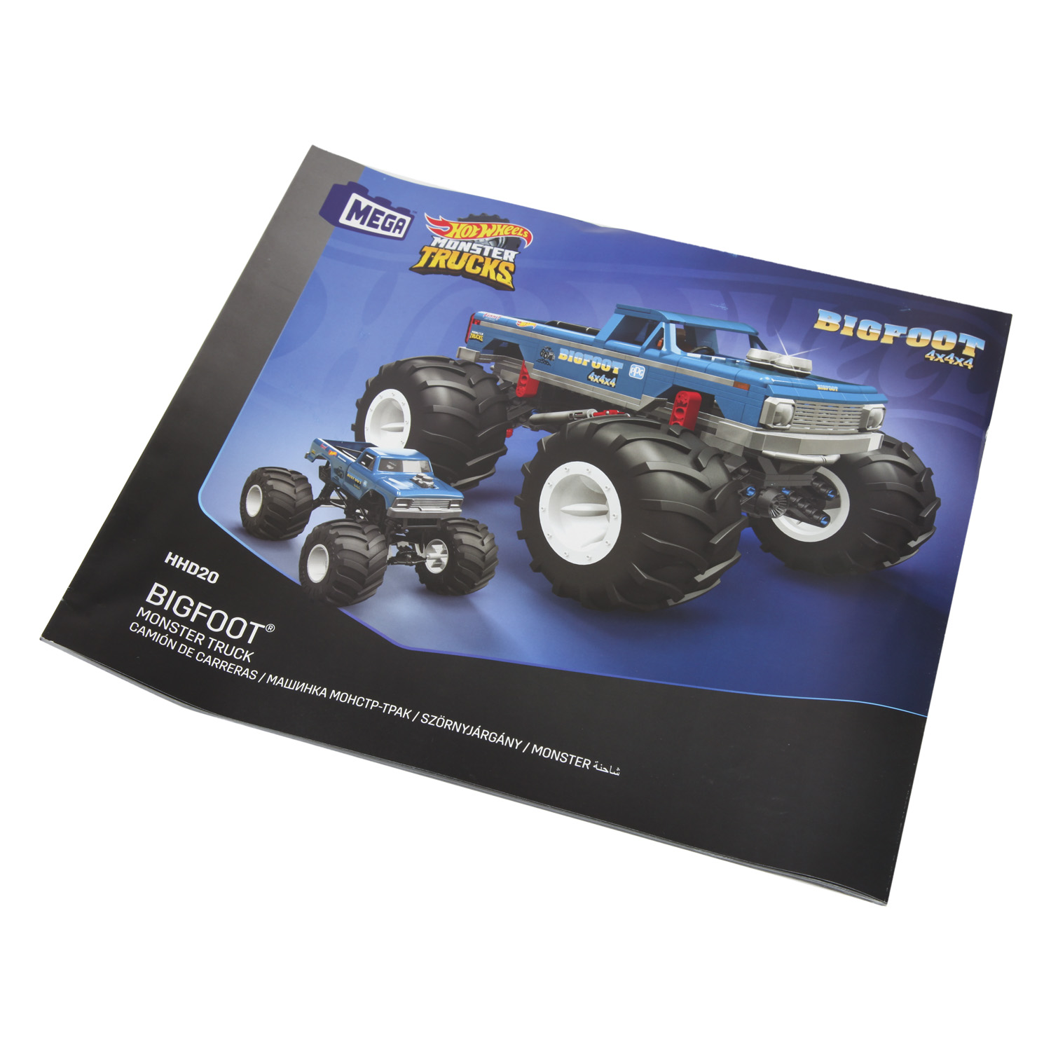 Конструктор MEGA Hot Wheels Bigfoot 538 дет. - фото 11
