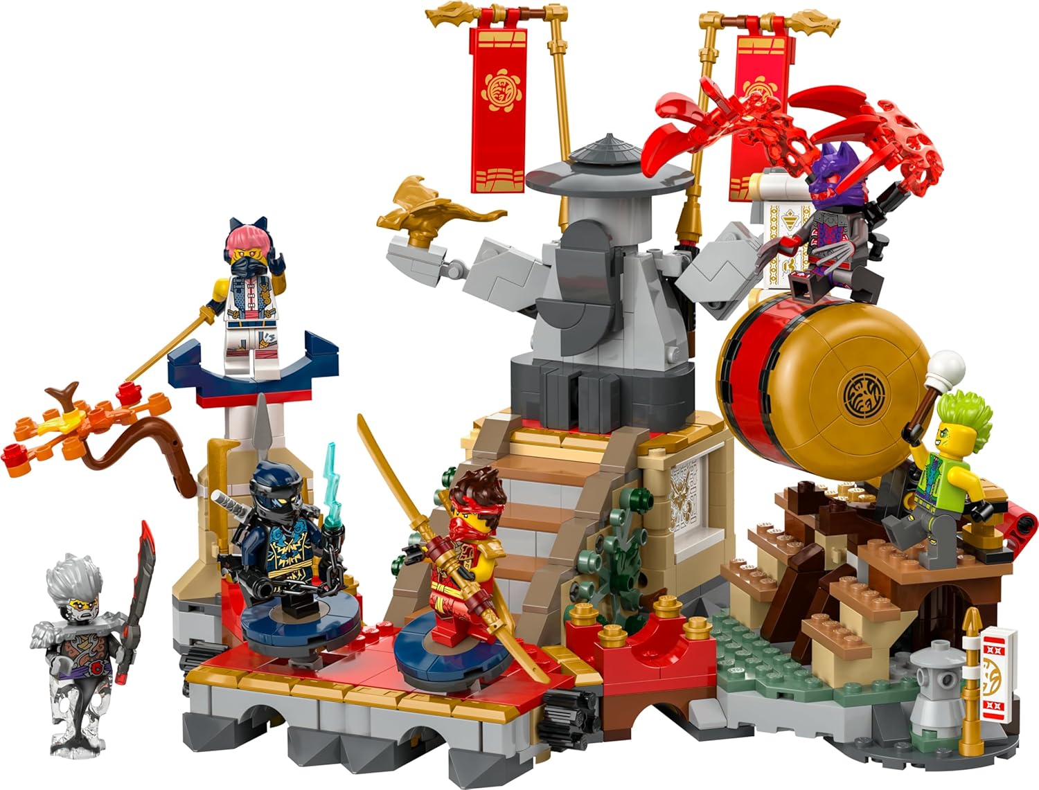 Конструктор LEGO NINJAGO Турнирная боевая арена 659 дет. - фото 2