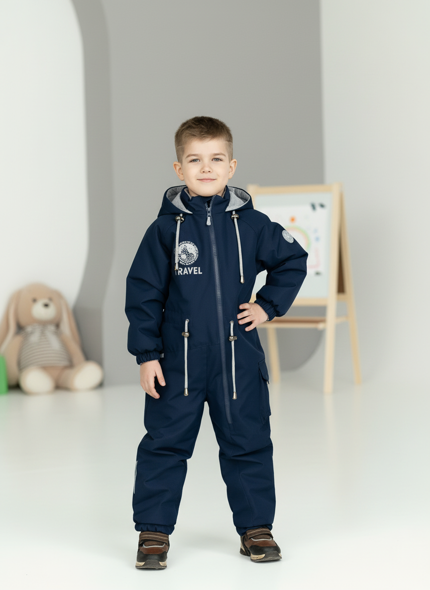 Изображение товара Демисезонный детский комбинезон Arctic kids 116 водоотталкивающий мембранный утеплитель