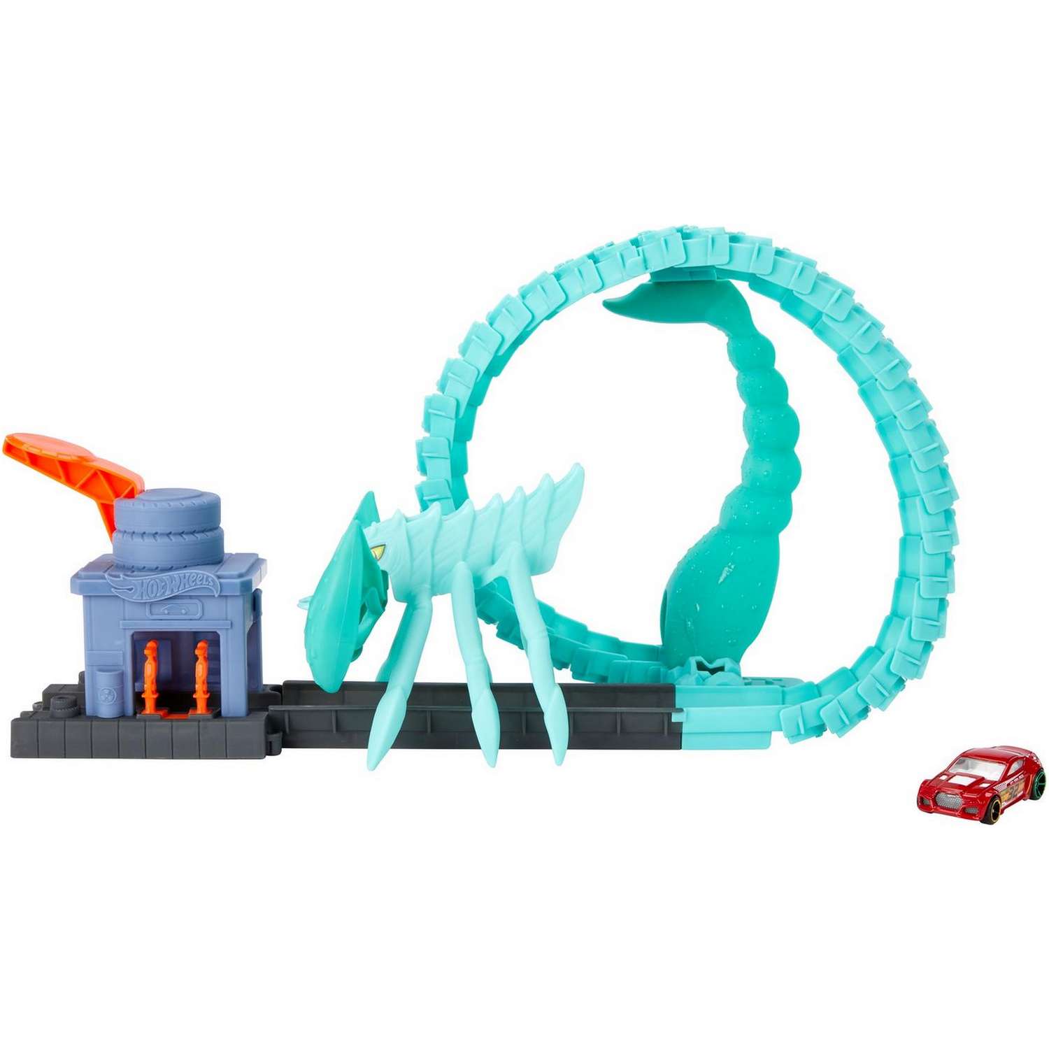 Трек Hot Wheels Атака ядовитого скорпиона с пусковой установкой FNB05 - фото 1