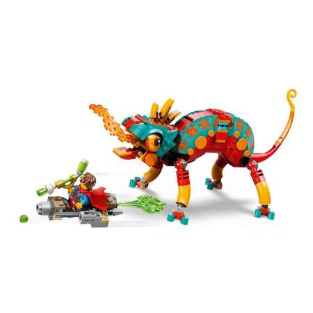 Конструктор LEGO DREAMZzz Огненный хамелеон Матео блочный