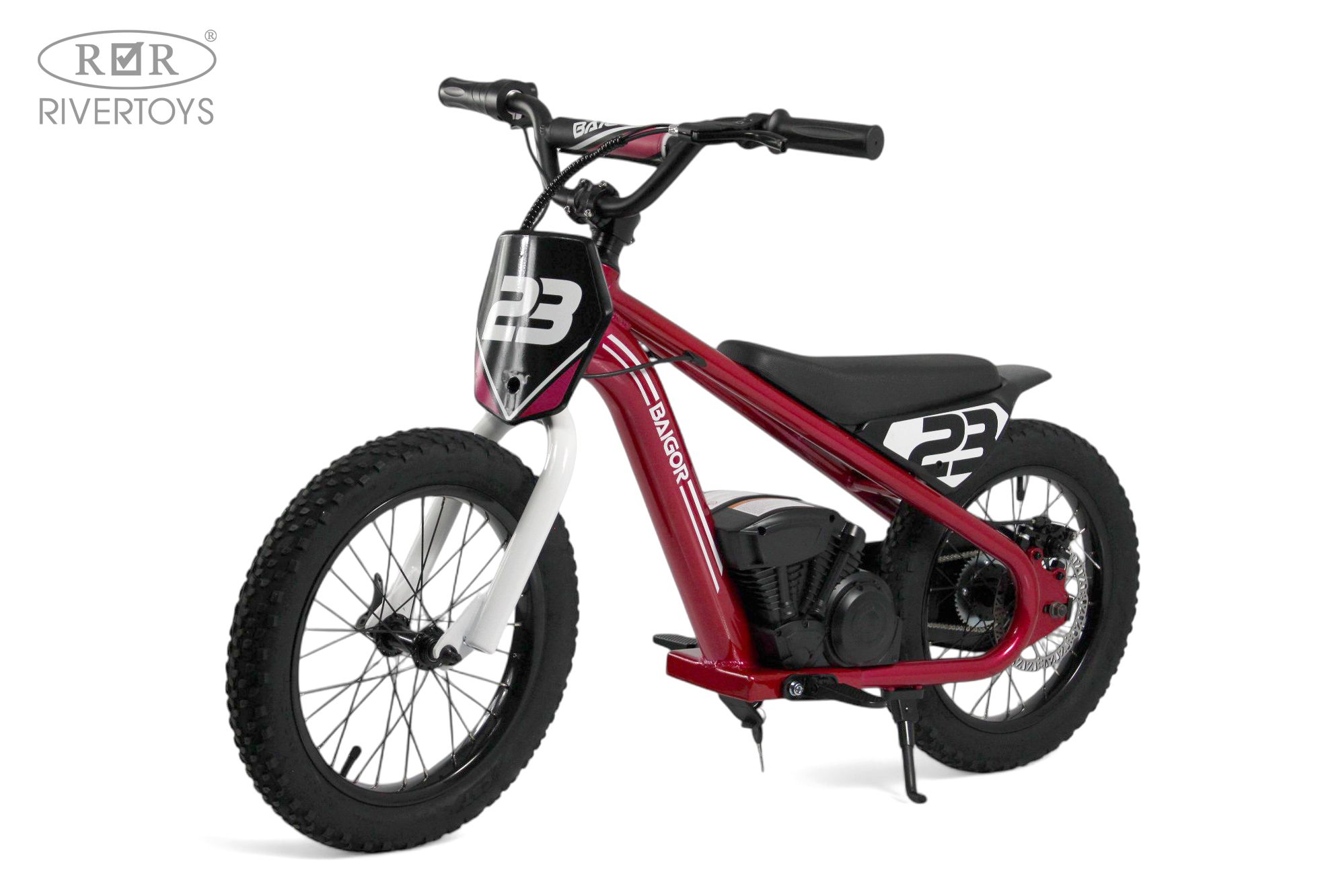 Электромотоцикл RIVERTOYS A001AA-MOTO-VIOLET - фото 1