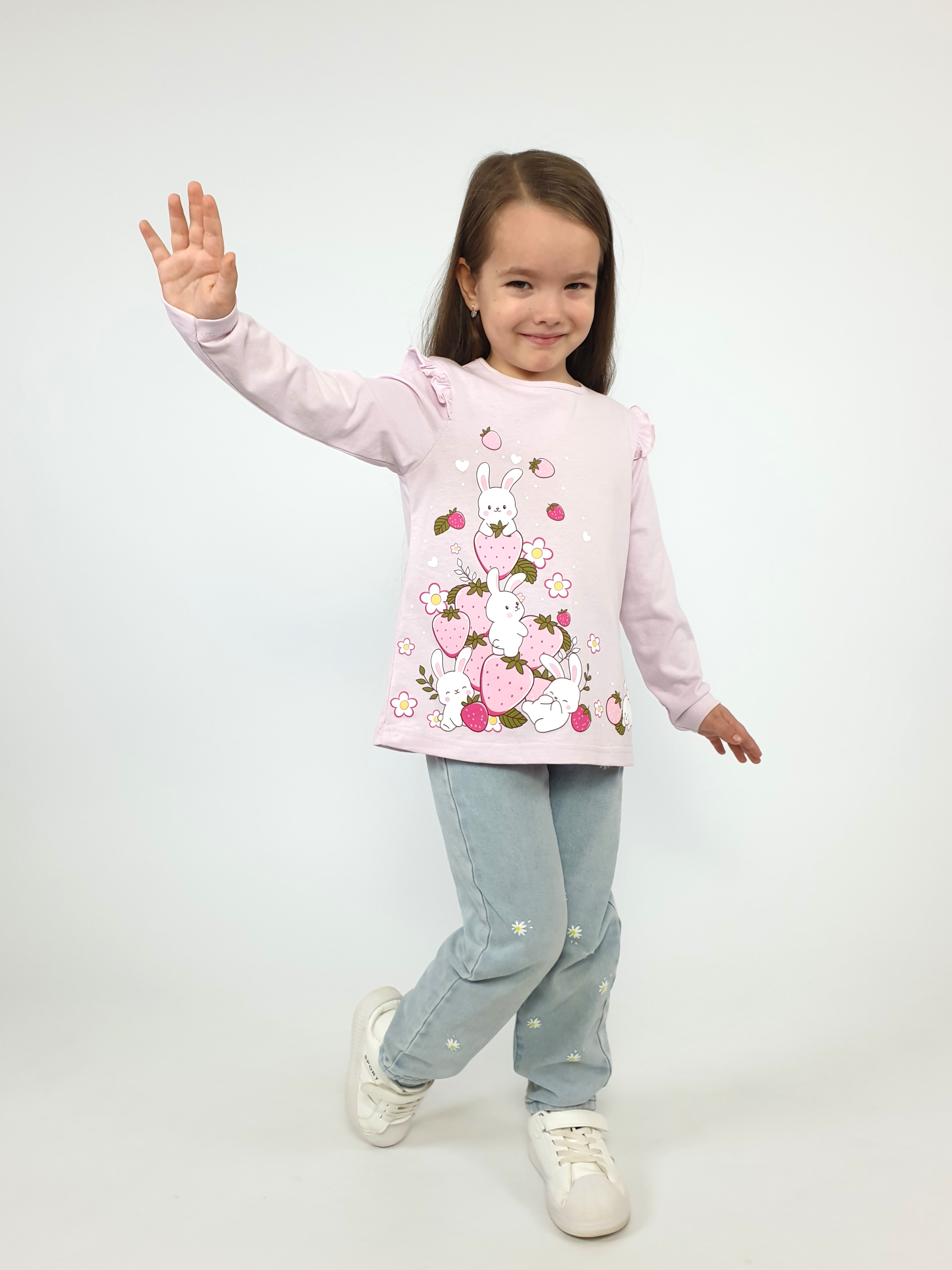 Лонгслив Luneva 4-128-1. - фото 1