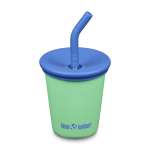 Стакан Klean Kanteen детский одностенный Kid Cup Straw Lid 10oz Spring Bud с трубочкой 296 мл