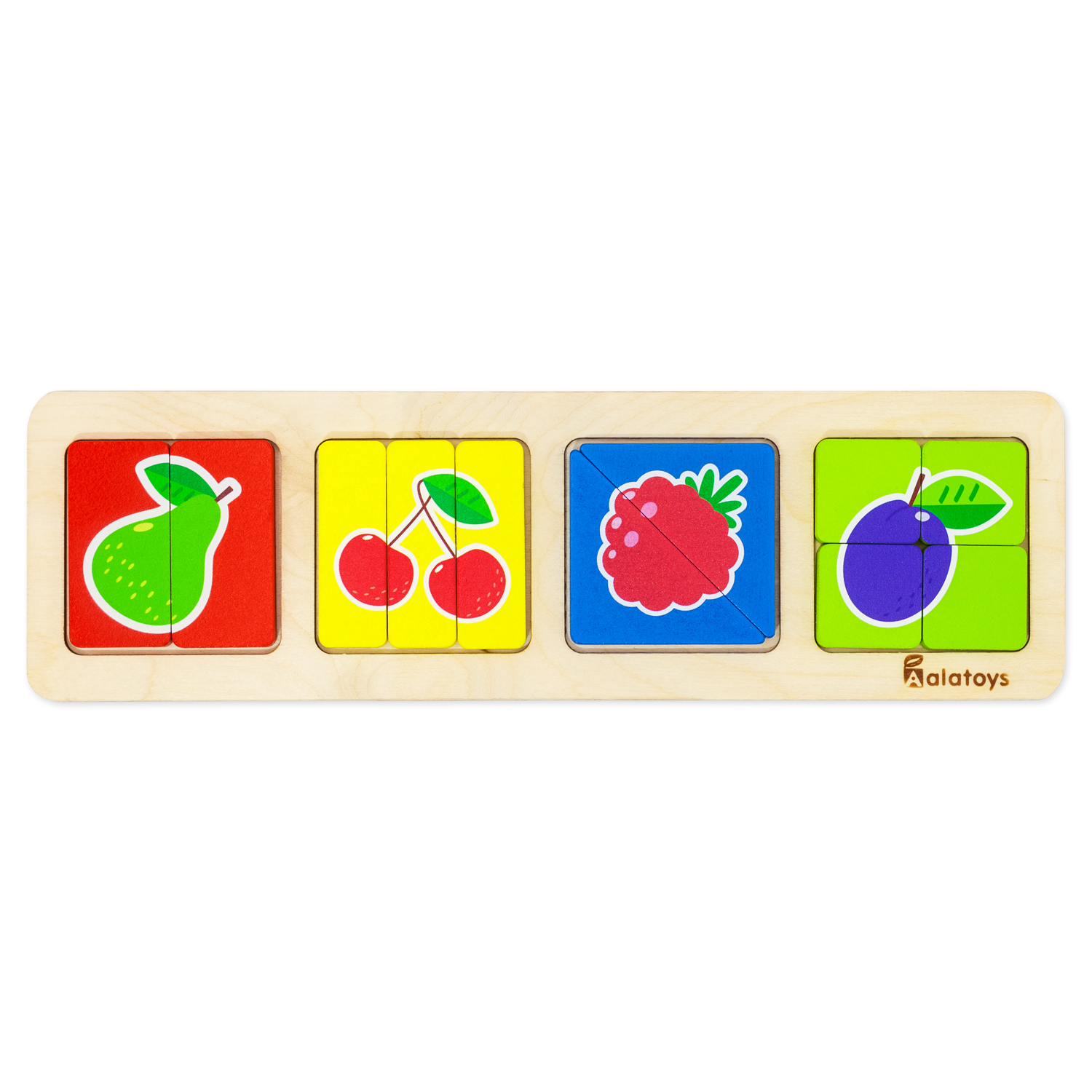 Игрушка Alatoys рамка-вкладыш Фрукты в ассортименте - фото 5