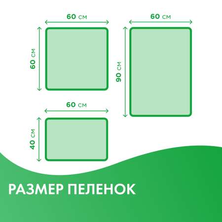 Пелёнки одноразовые TerezaMed 60х90 см 10 шт.