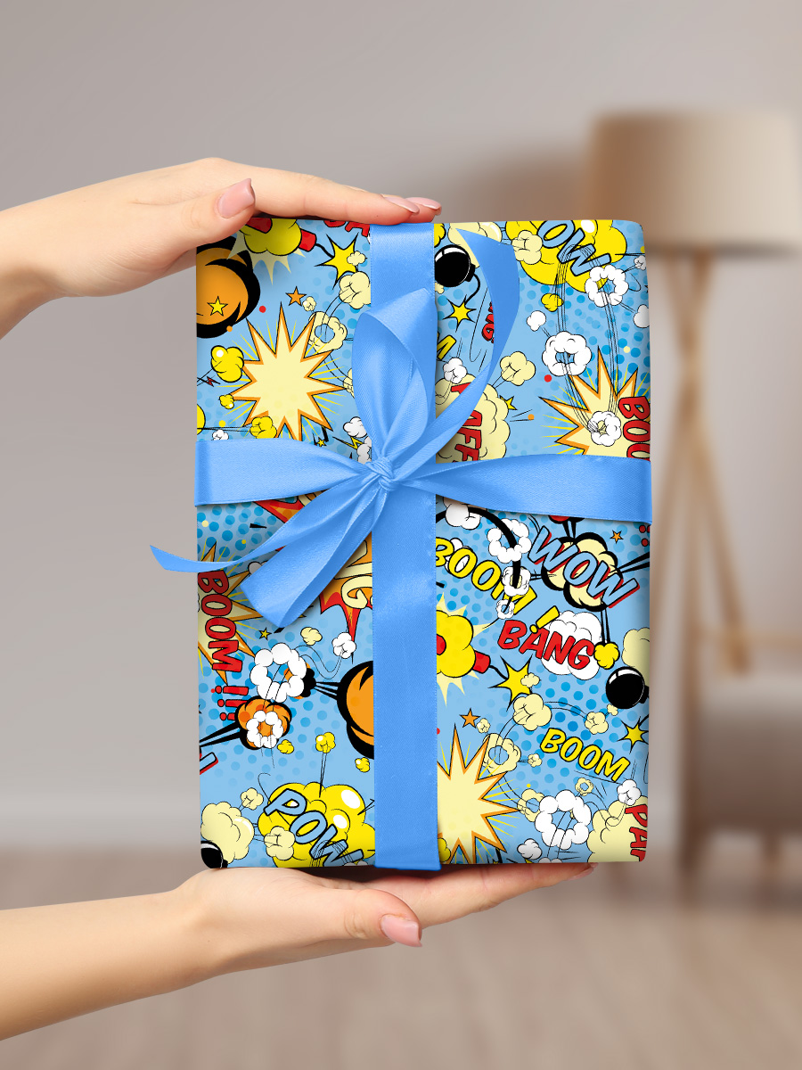 Прикольная упаковочная бумага ГК Горчаков для упаковки подарка - фото 4