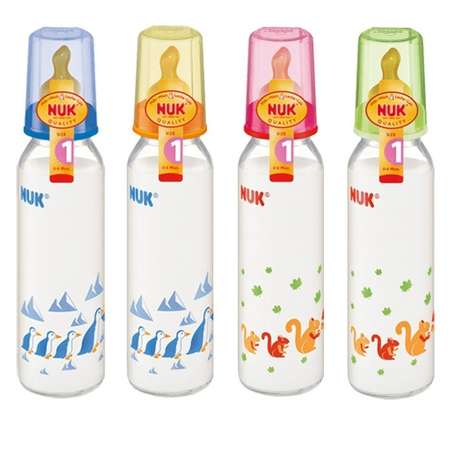 Бутылочка Nuk 250 мл в ассортименте