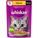Корм для кошек Whiskas Whiskas желе с курицей 75г