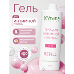 Гель для интимной гигиены levrana рефил, 400 мл