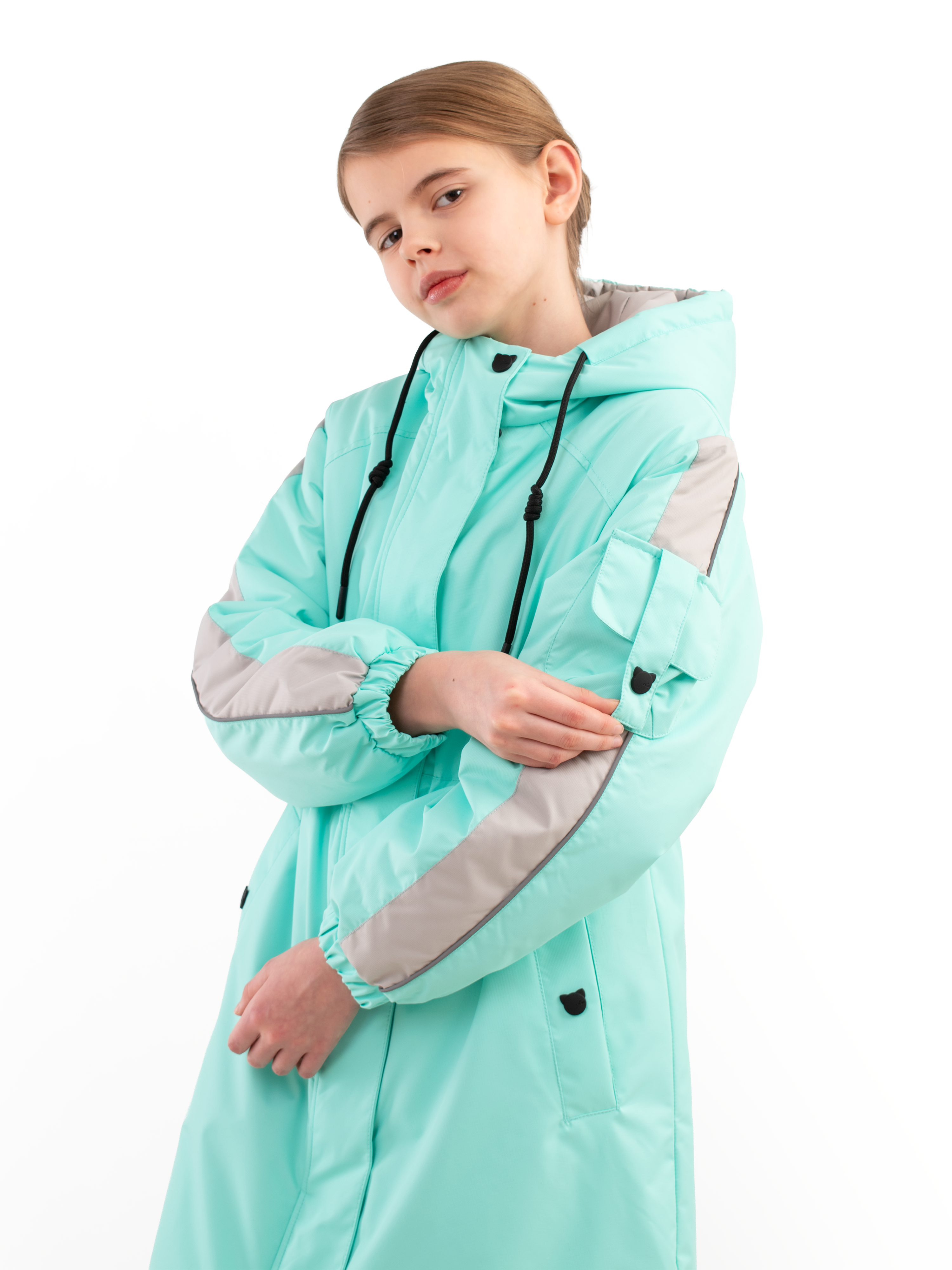 Пальто AllisZhuk 481-01/мятный - фото 16