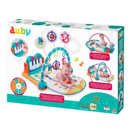 Игрушка развивающая Auby Коврик 2в1 музыкальный 41088