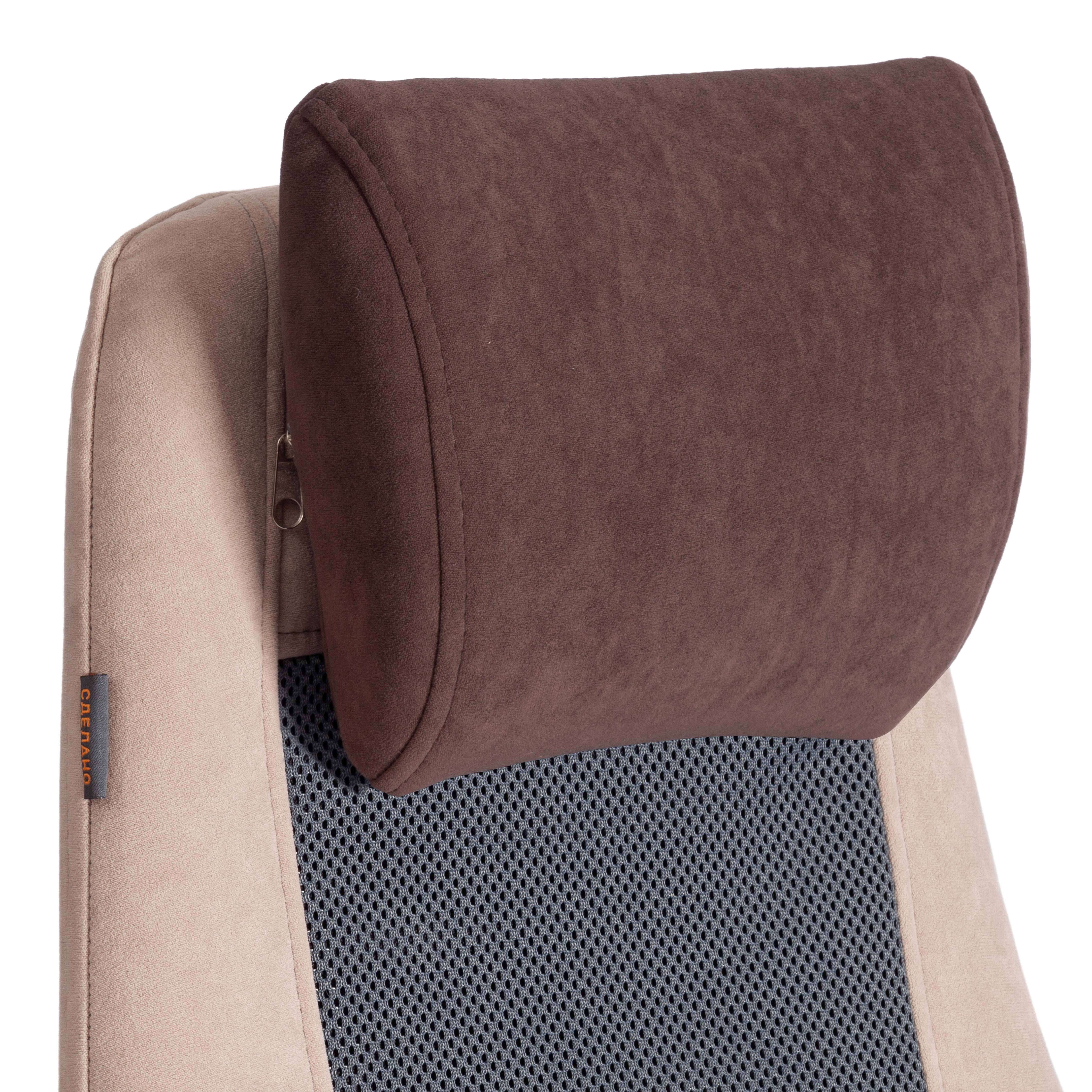 Компьютерное кресло TETCHAIR флок, коричневый/бежевый/серый - фото 18
