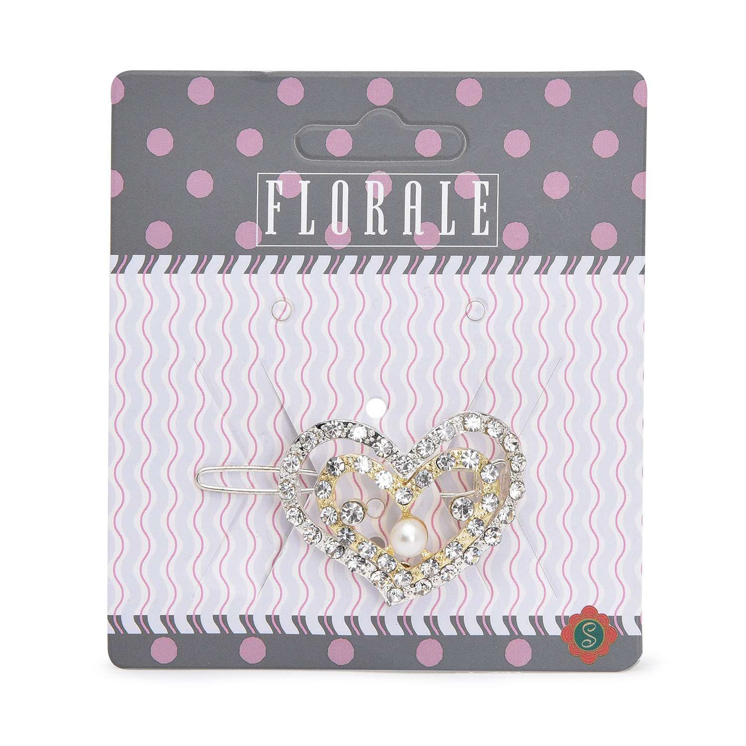 Зажим для волос Florale Сердце (DNZ9-02) DNZ9-02 - фото 1