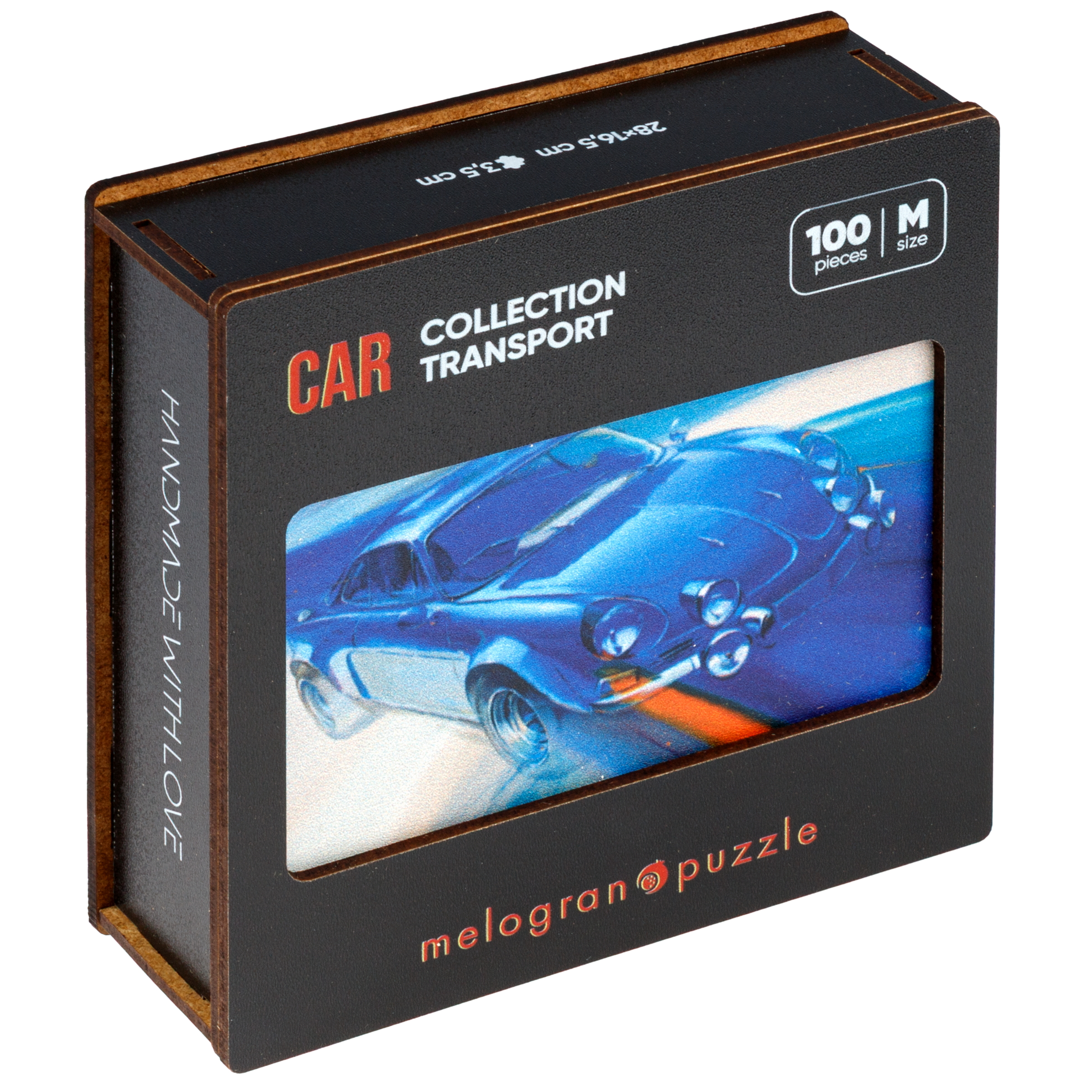 Пазл 1TOY Автомобиль ретро синий деревянный - фото 16