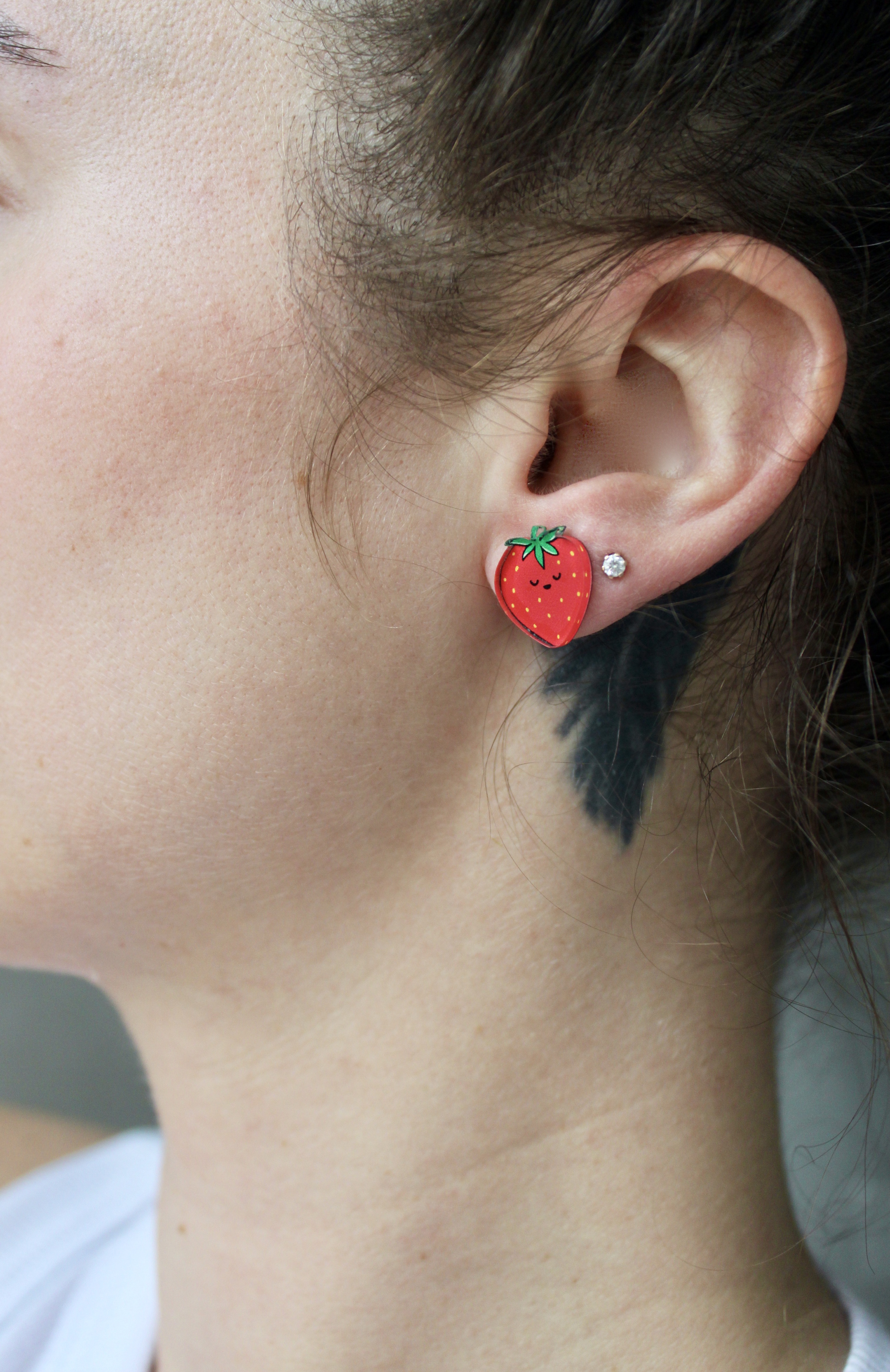 Серьги muf-muf sergi_strawberry_smile - фото 4