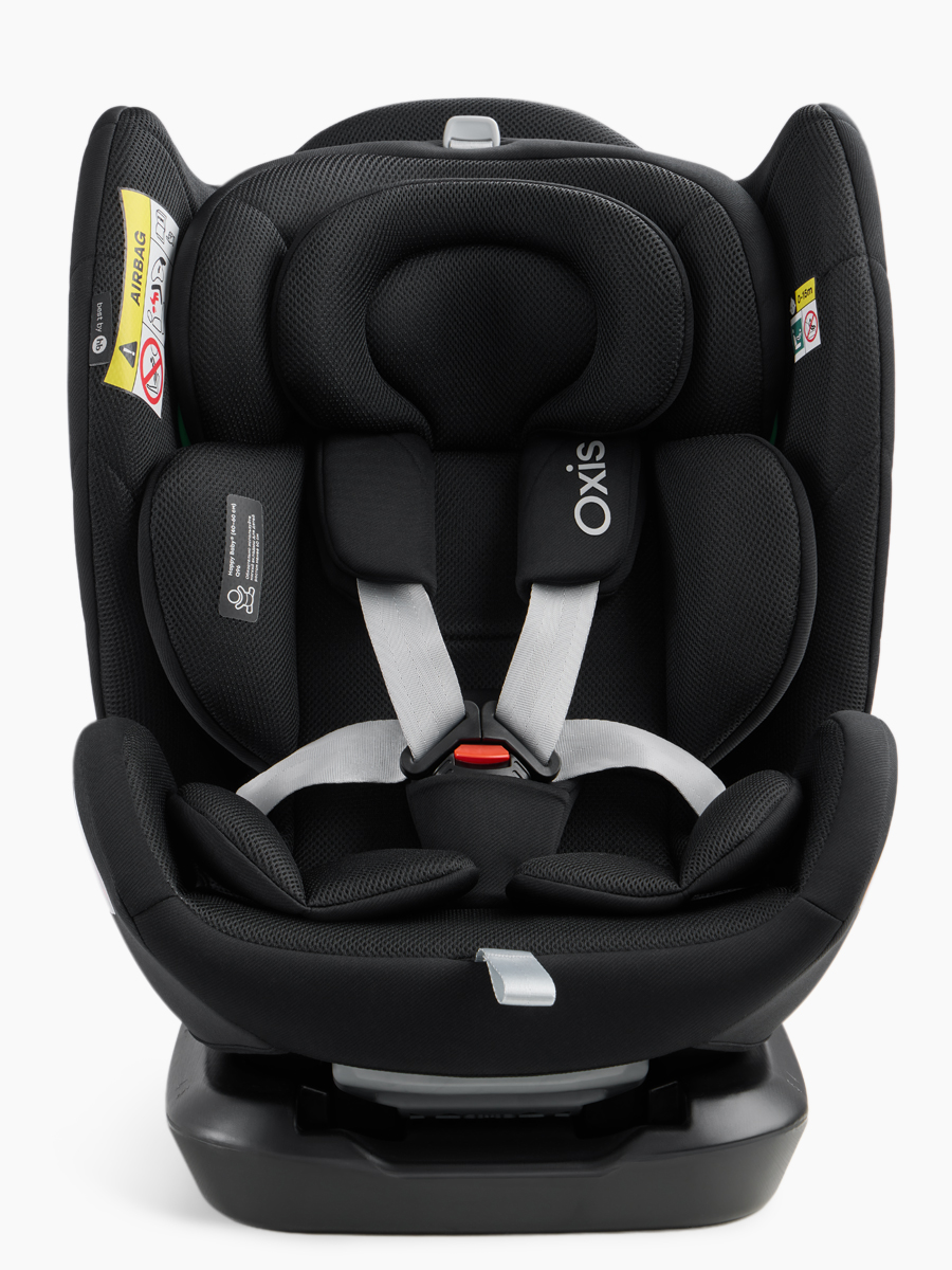 Автокресло Happy Baby Oxis 0+/1/2/3 (0-36 кг) черный - фото 3