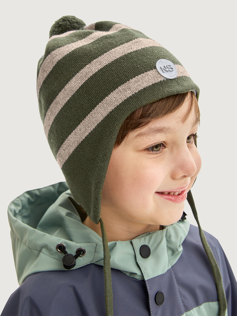 Шапка NIKASTYLE 11м20726 мох/беж - фото 1