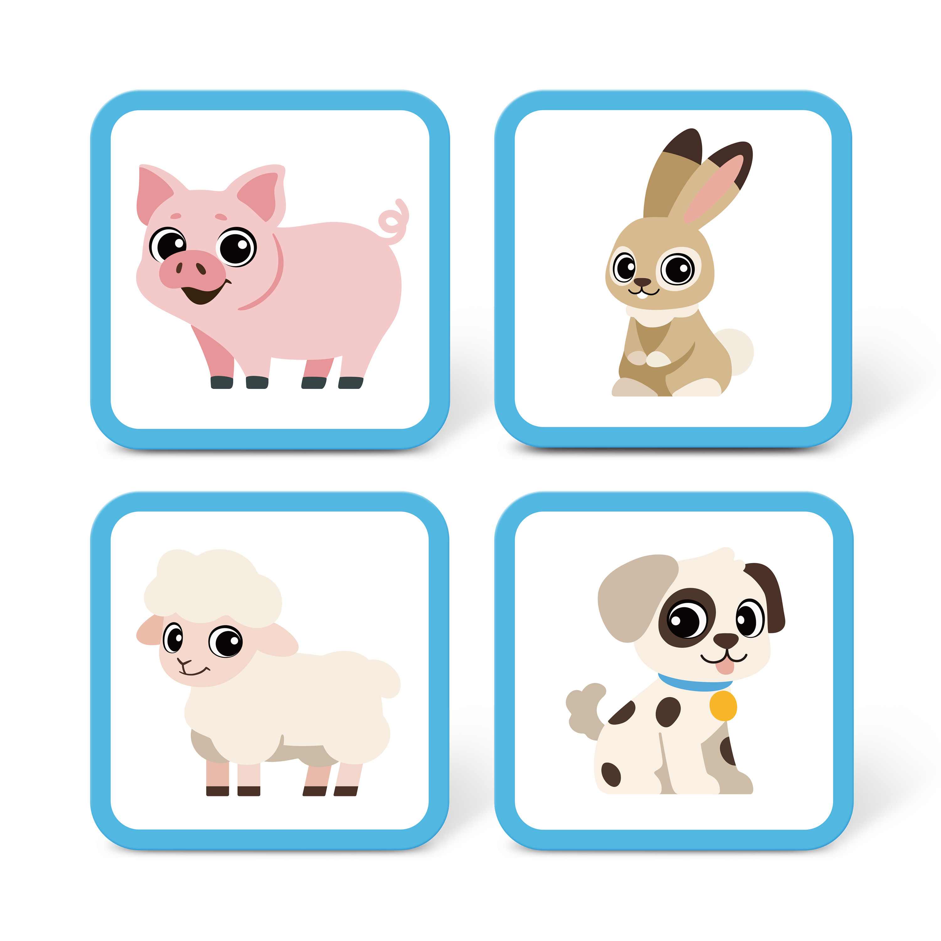 Игровой набор EGGYWAWA Farm animals - фото 24