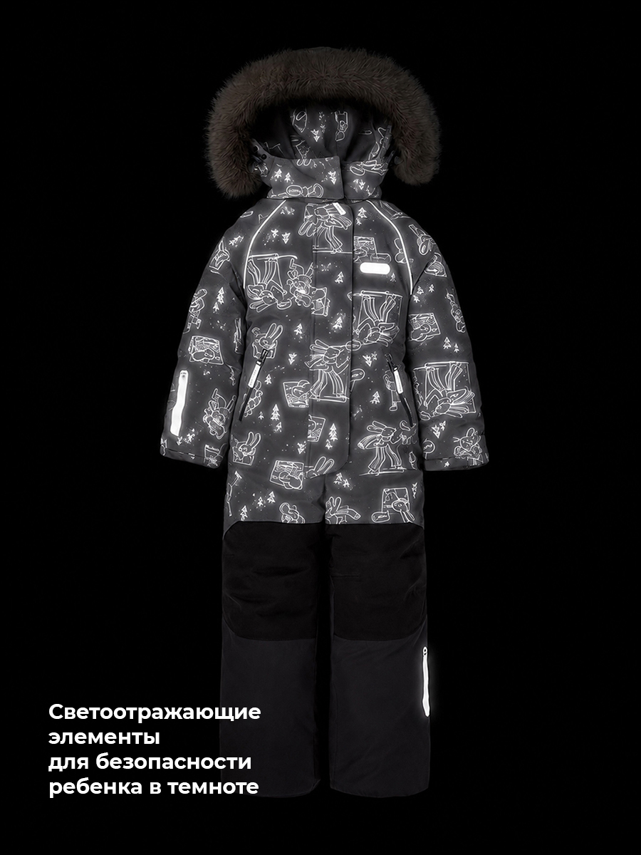 Комбинезон NIKASTYLE 8з0826 крем/кофе - фото 9