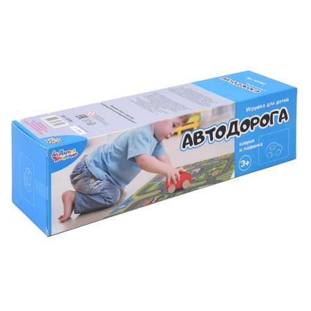 Автодорога Десятое королевство 1 машинка с ковриком 03702