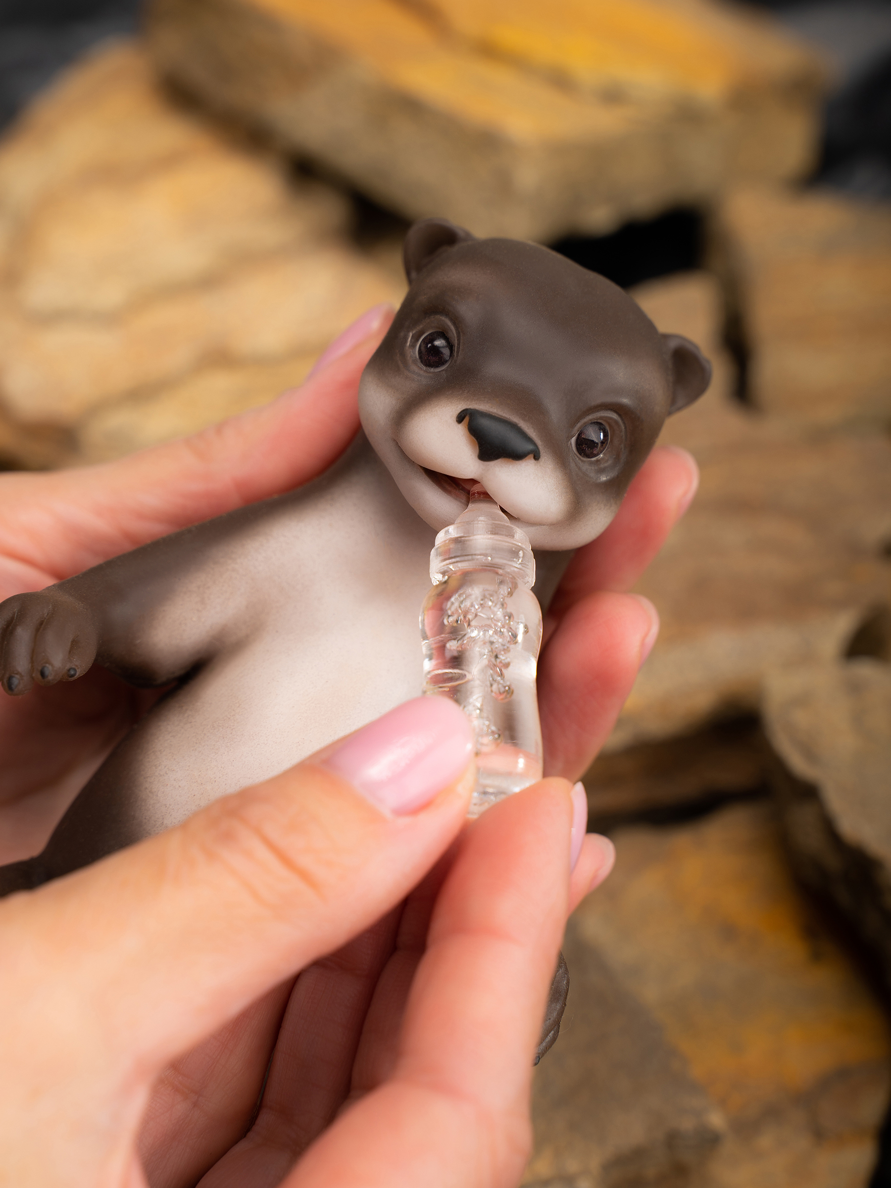 Кукла мини Magic Manufactory Magic Pets, выдра высота 15 см 4631175965922 - фото 19