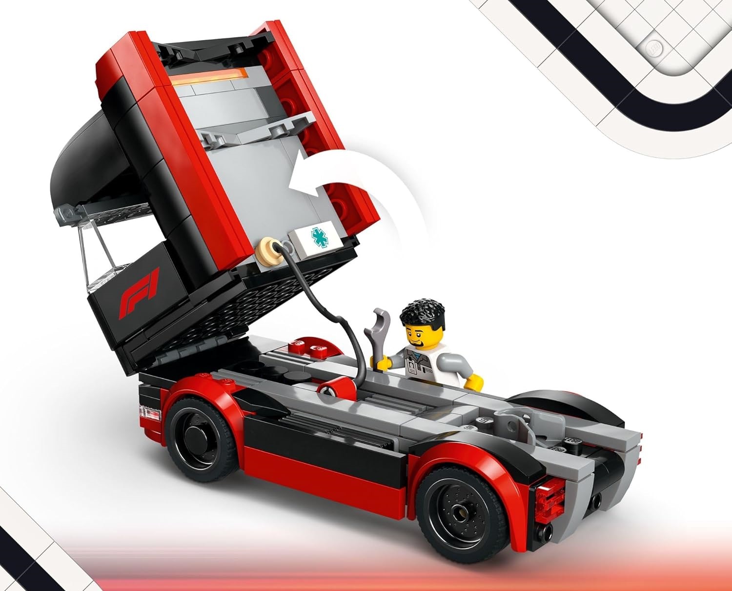Конструктор LEGO City Грузовик с автомобилями - фото 2