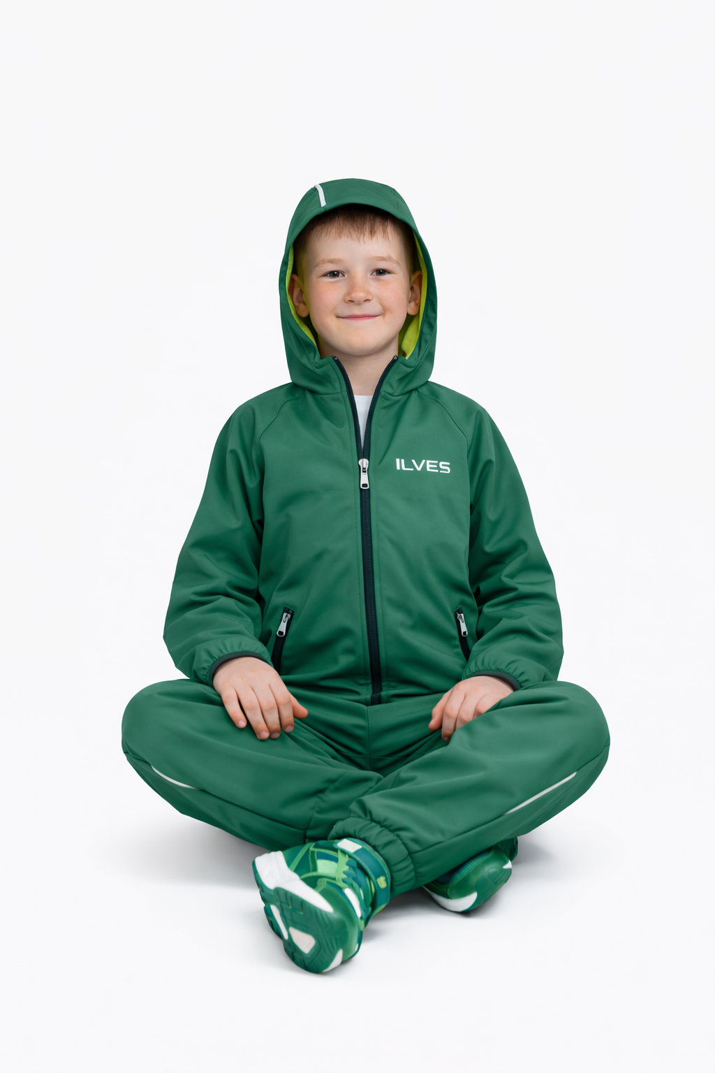 Комбинезон ILVES ILV-A-180/21_т.зеленый/лайм - фото 4