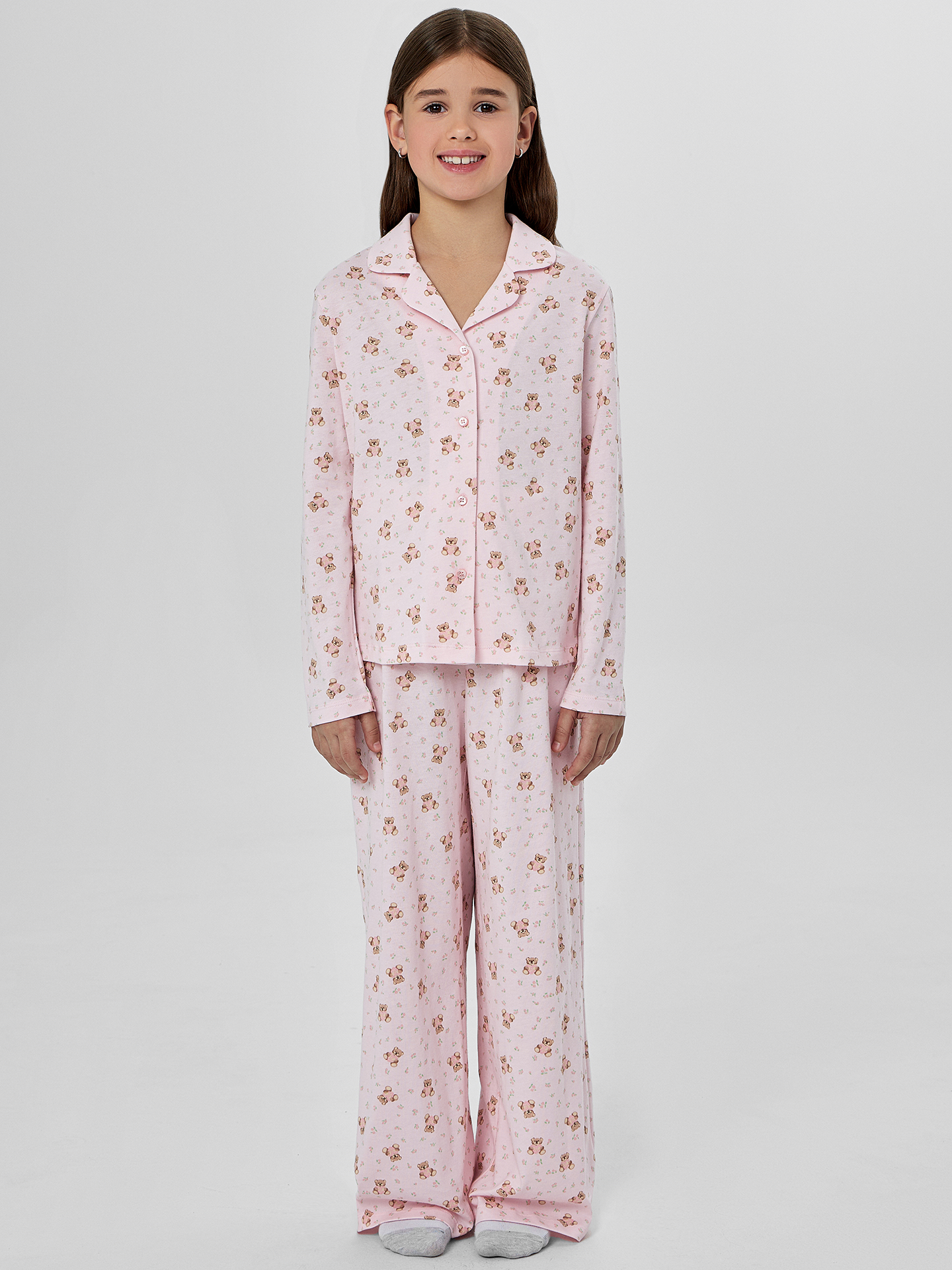 Пижама Mark Formelle (Марк Формэль) 567754/мишки с цветами на розовом - фото 1