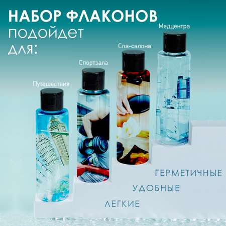Дорожный набор пузырьков Territory для косметических средств