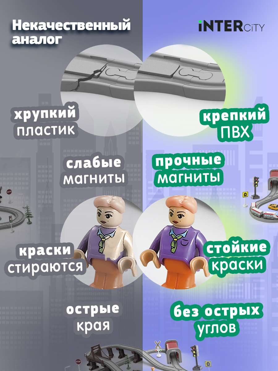 Набор железнодорожный 1TOY 112 см Т24156 - фото 5