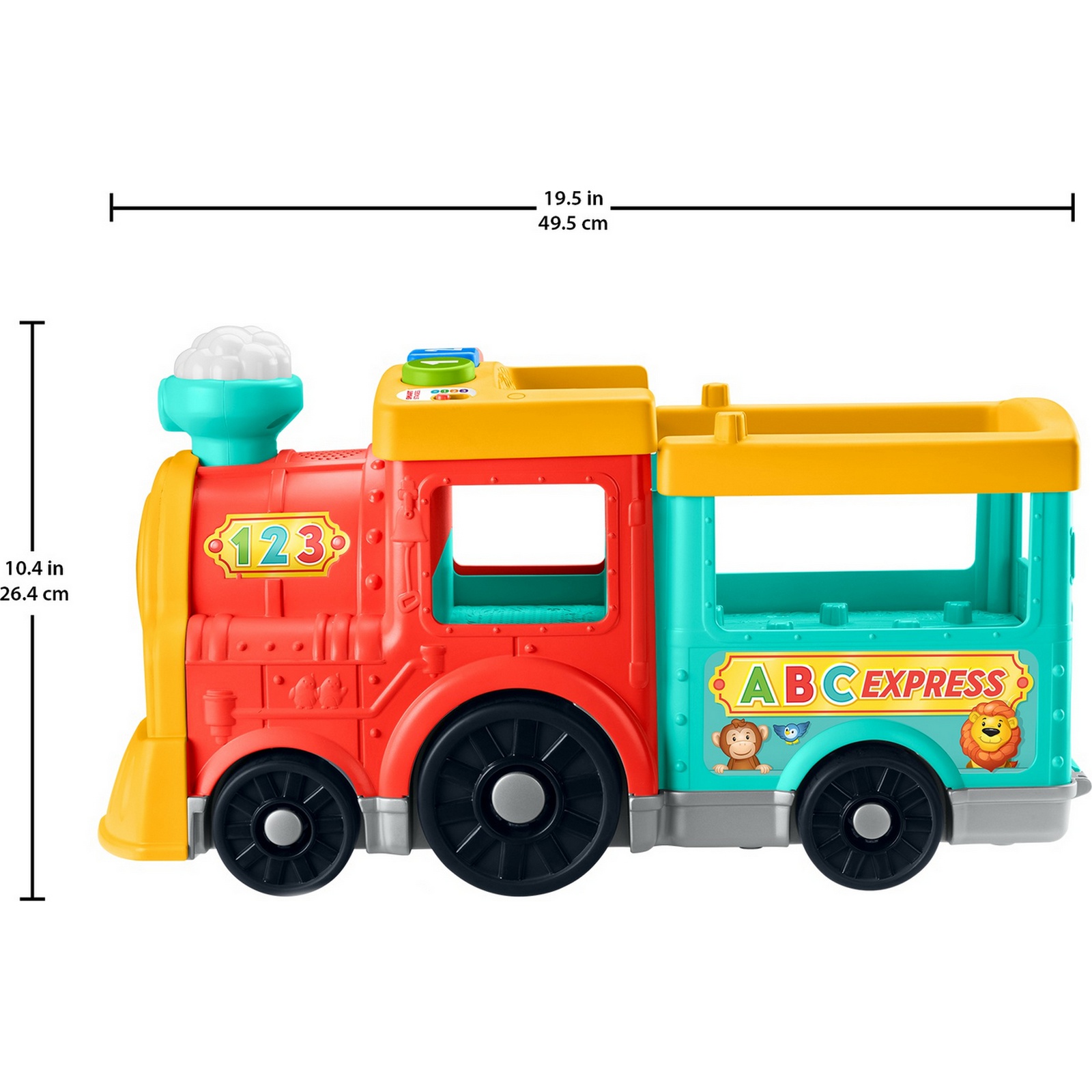 Экскаватор Fisher Price Little People АБВ-экспресс - фото 30
