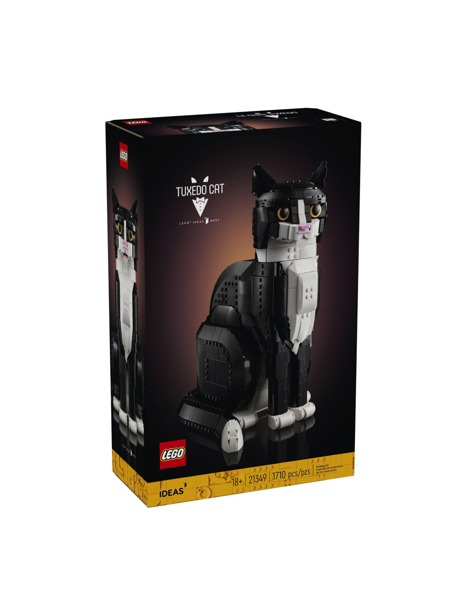 Конструктор LEGO Ideas Кот окраса Смокинг 1710 дет. - фото 4