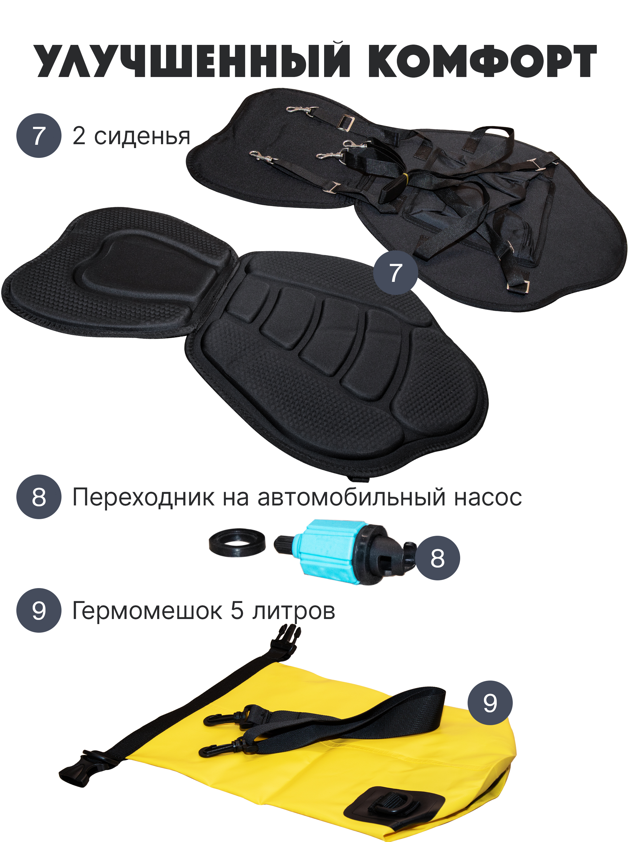 Сапборд ALS 420х90х15 см - фото 4