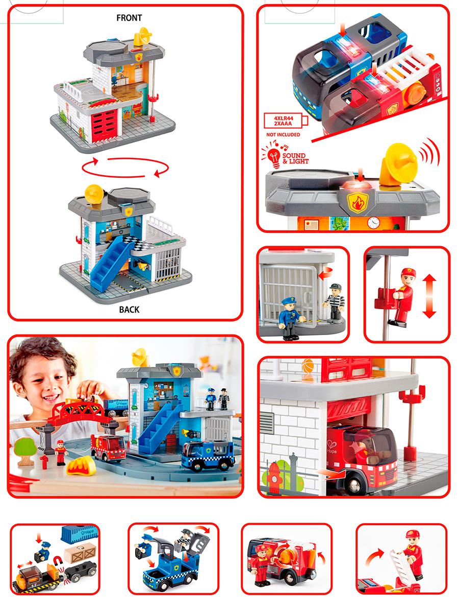 Набор железнодорожный Hape E3736_HP - фото 11