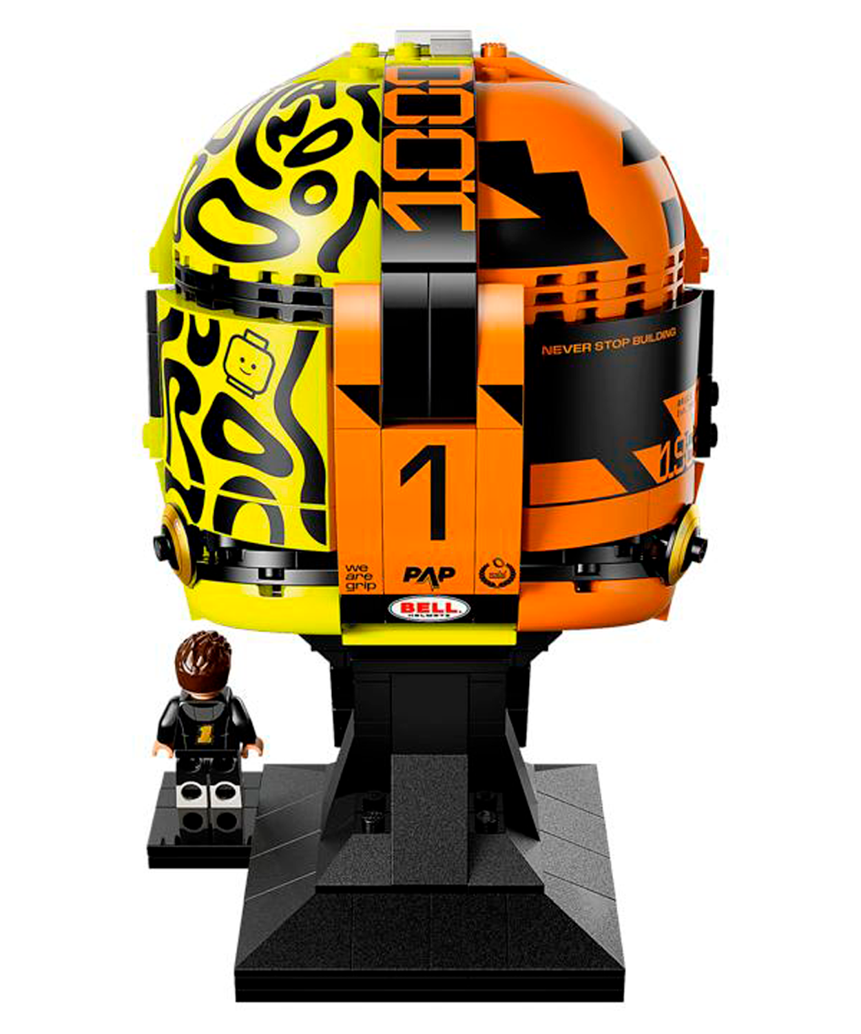 Конструктор LEGO Editions Шлем Ландо Норриса 884 дет. - фото 7