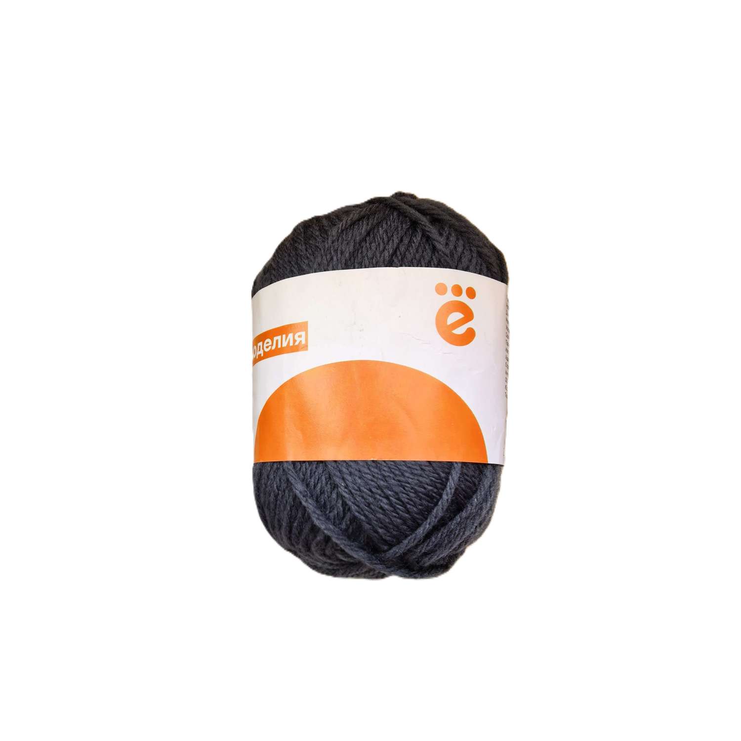 Пряжа ё темно-серый 50м - фото 1