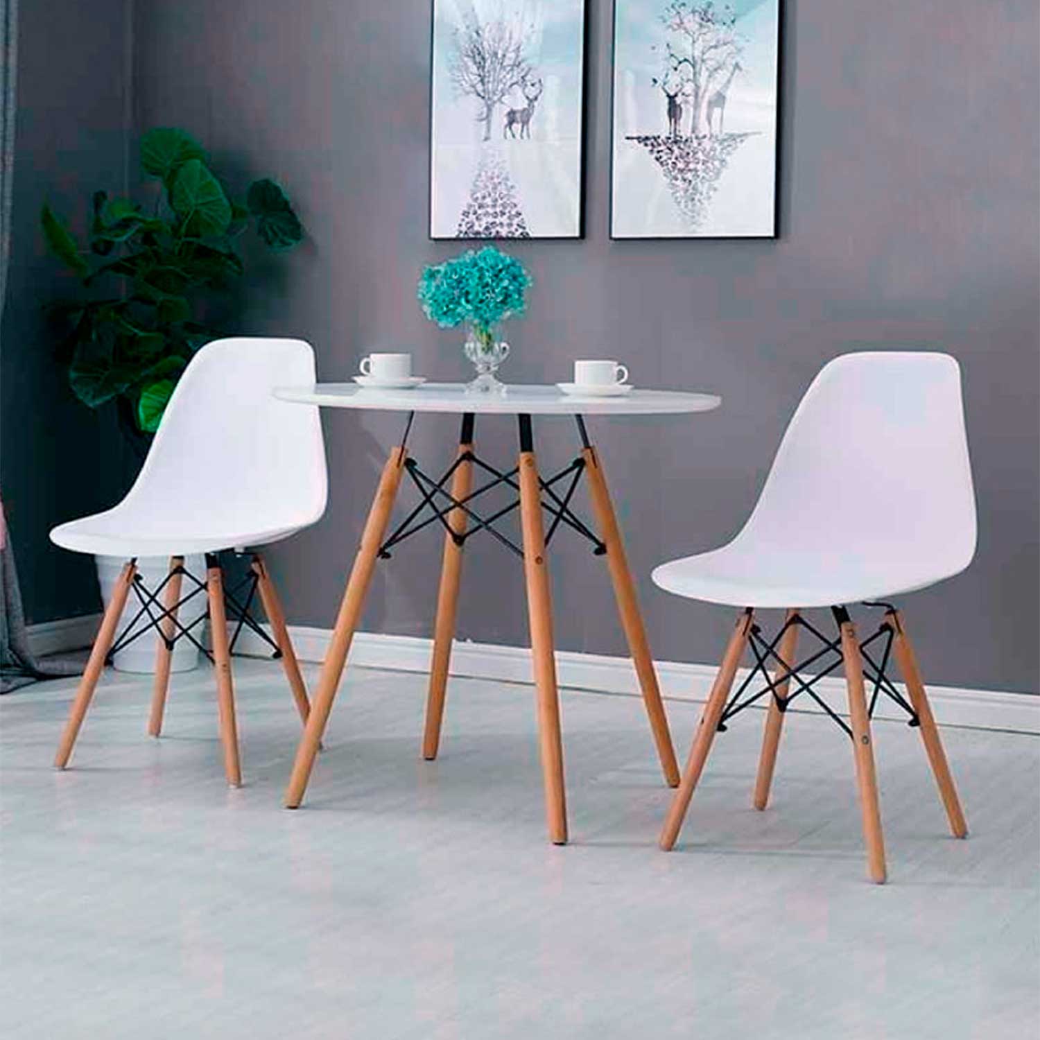Набор стульев 2шт SOKOLTEC HW9001-2WH - фото 8
