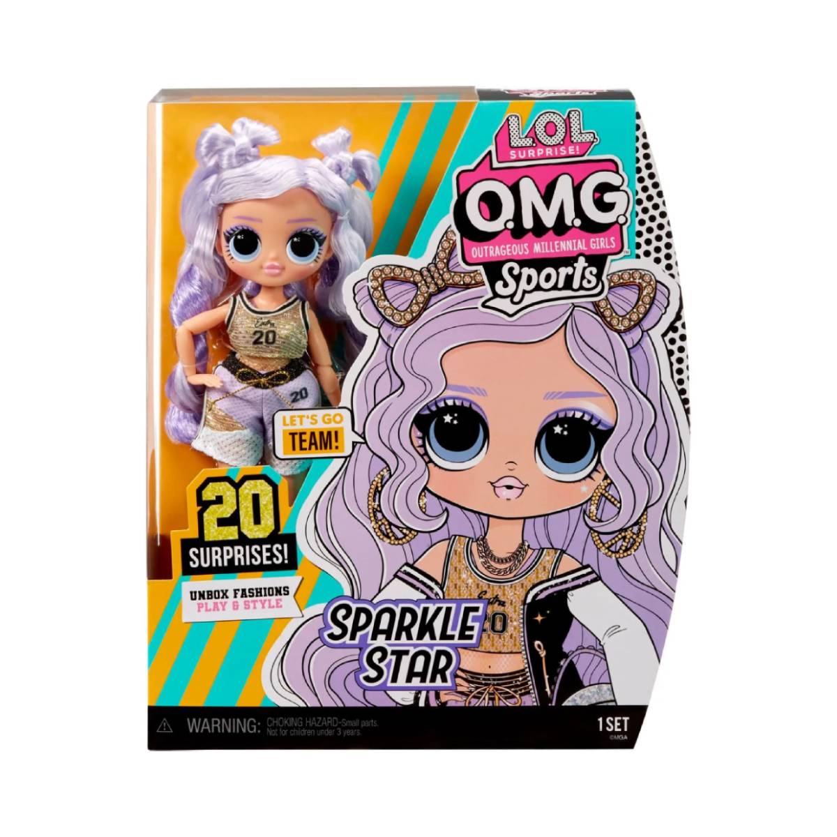 Кукла модельная L.O.L. Surprise! OMG Sports Sparkle Star 00-00019146 - фото 2