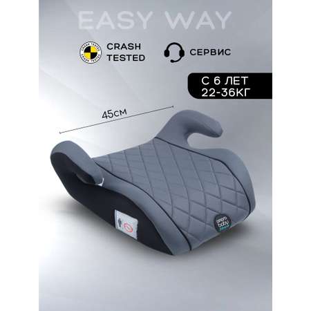 Автокресло Amarobaby Easy way 3 (22-36 кг) серый