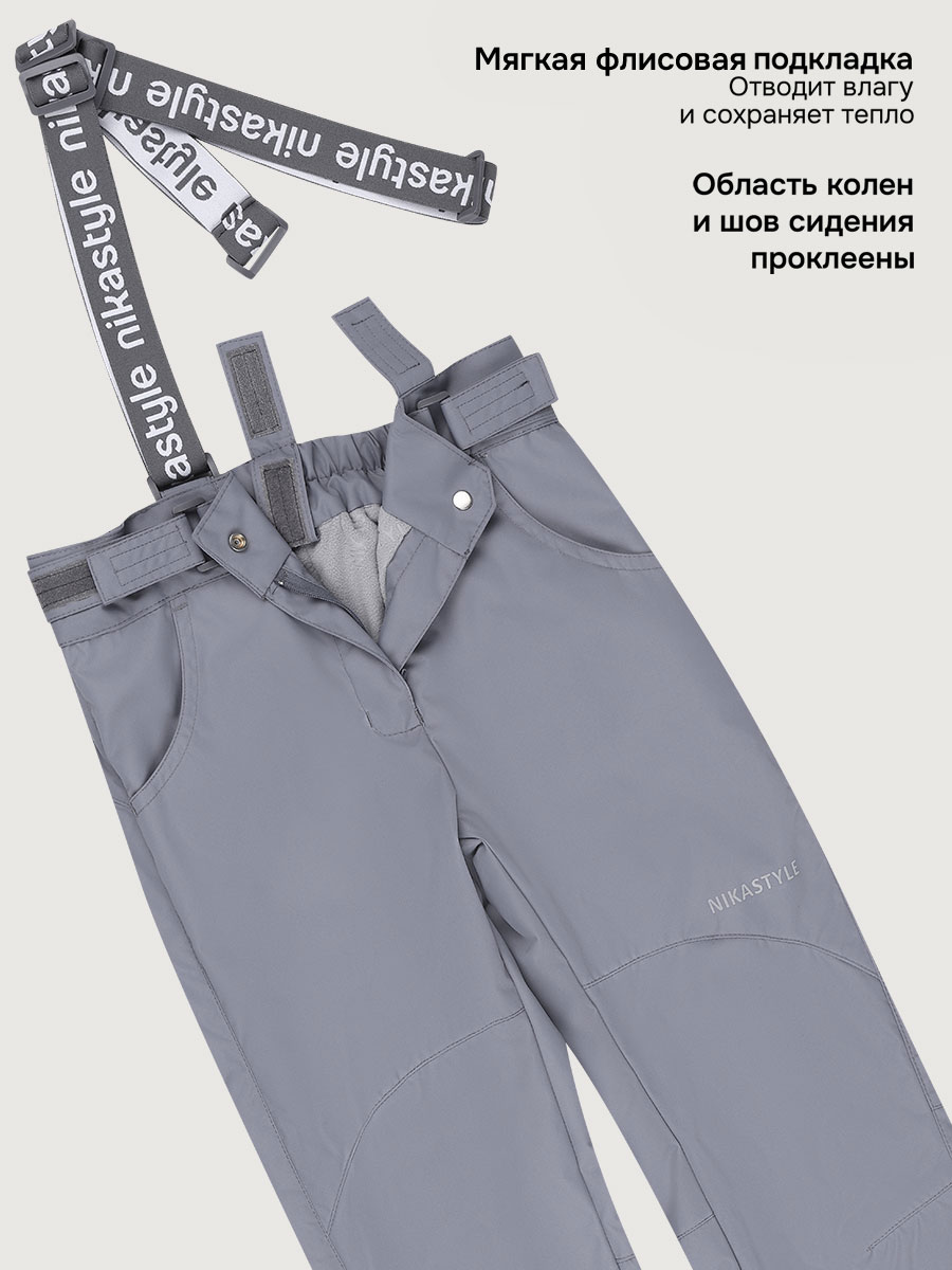 Брюки NIKASTYLE 2л3825 серый - фото 5