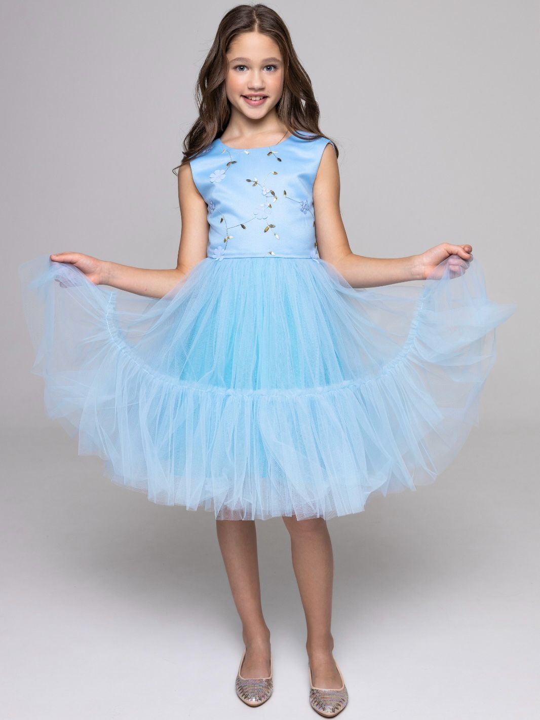 Платье ELLIE by Rina Kutz ПЛ-0524/голубой - фото 1