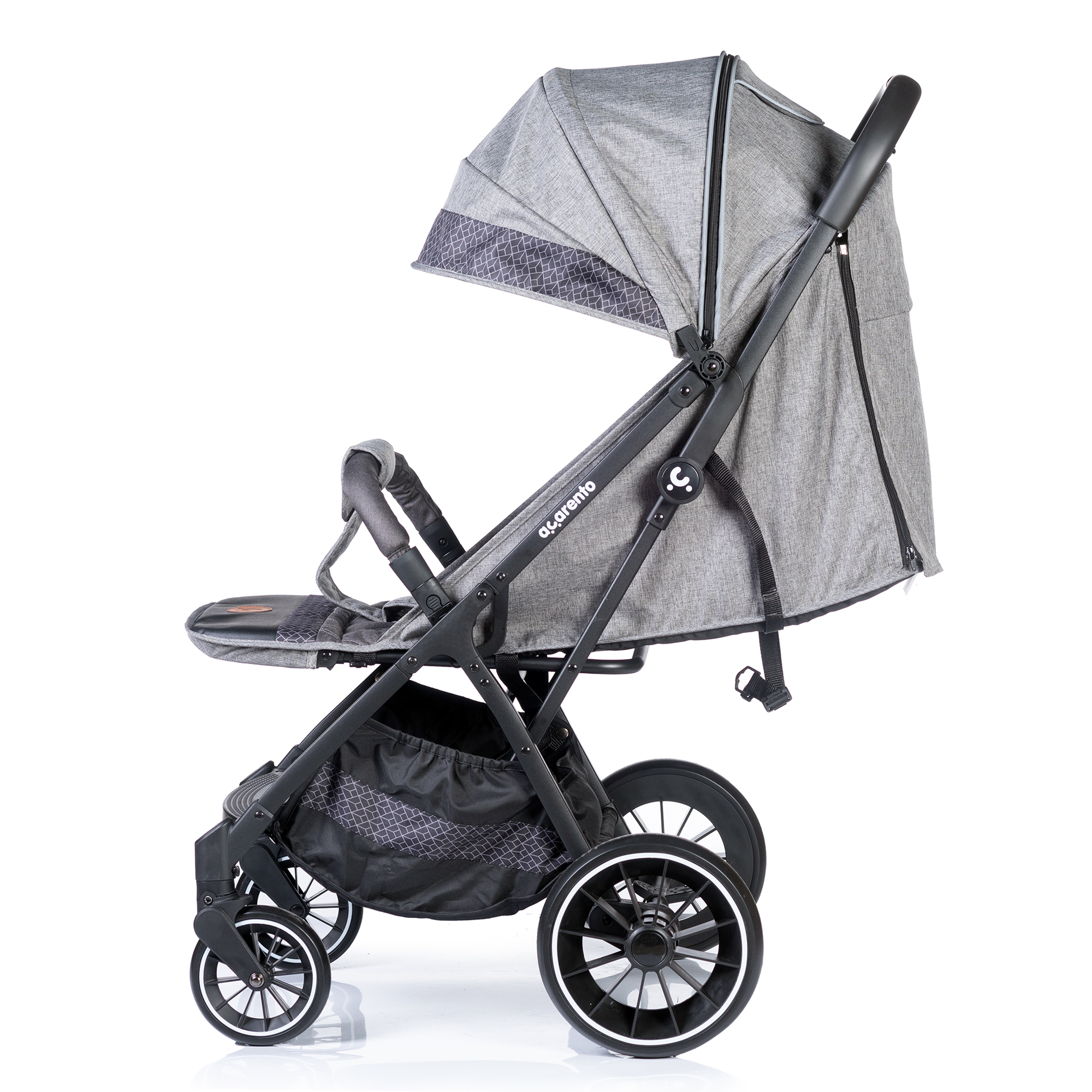 Коляска прогулочная Acarento Antero серый - фото 11