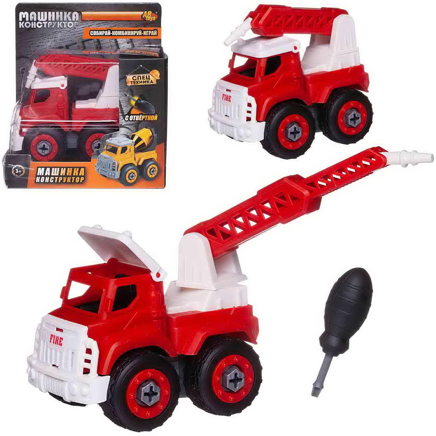 Пожарная машина Abtoys конструктор C-00432 - фото 2