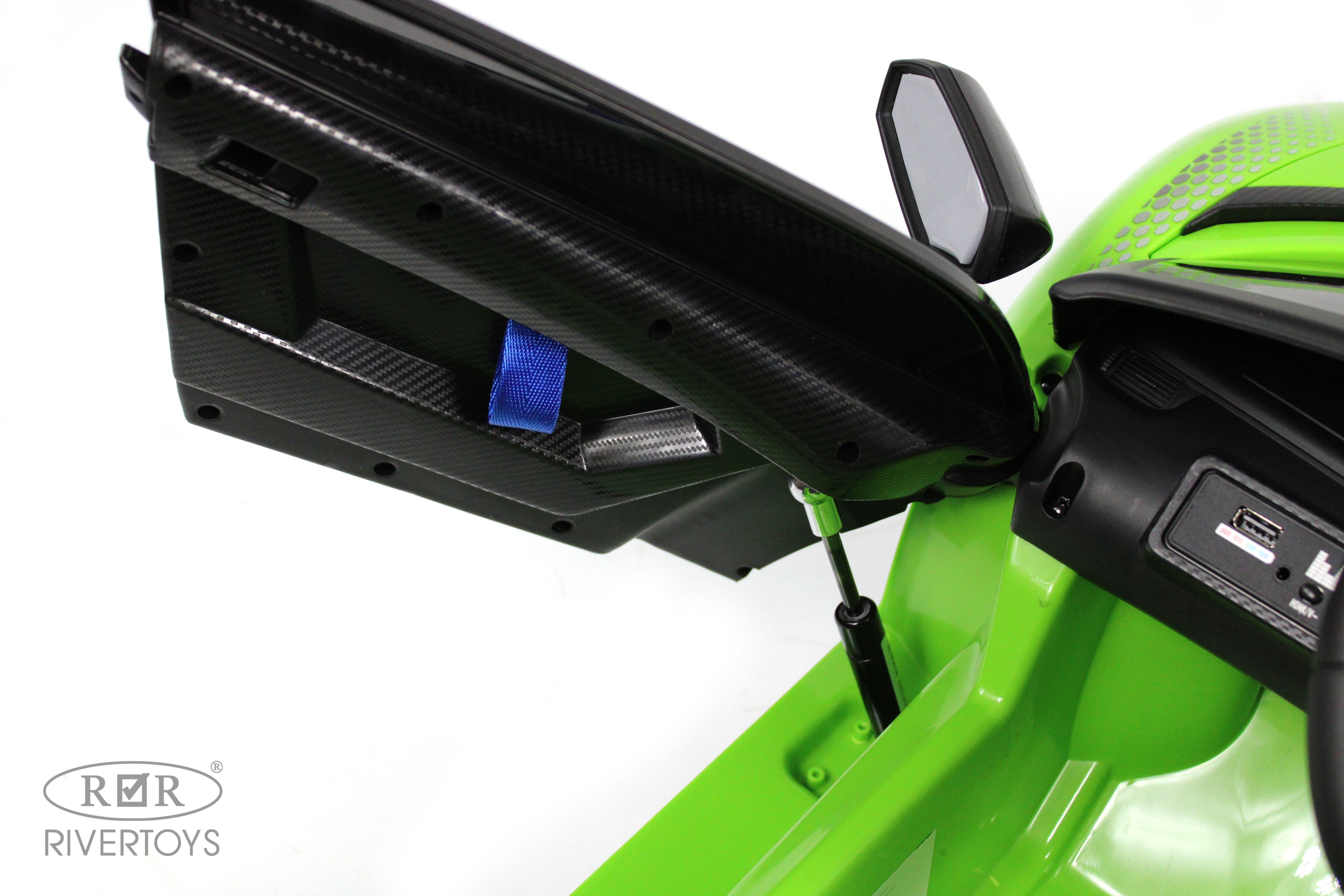 Электромобиль RIVERTOYS K888PX-GREEN С пультом ДУ - фото 17