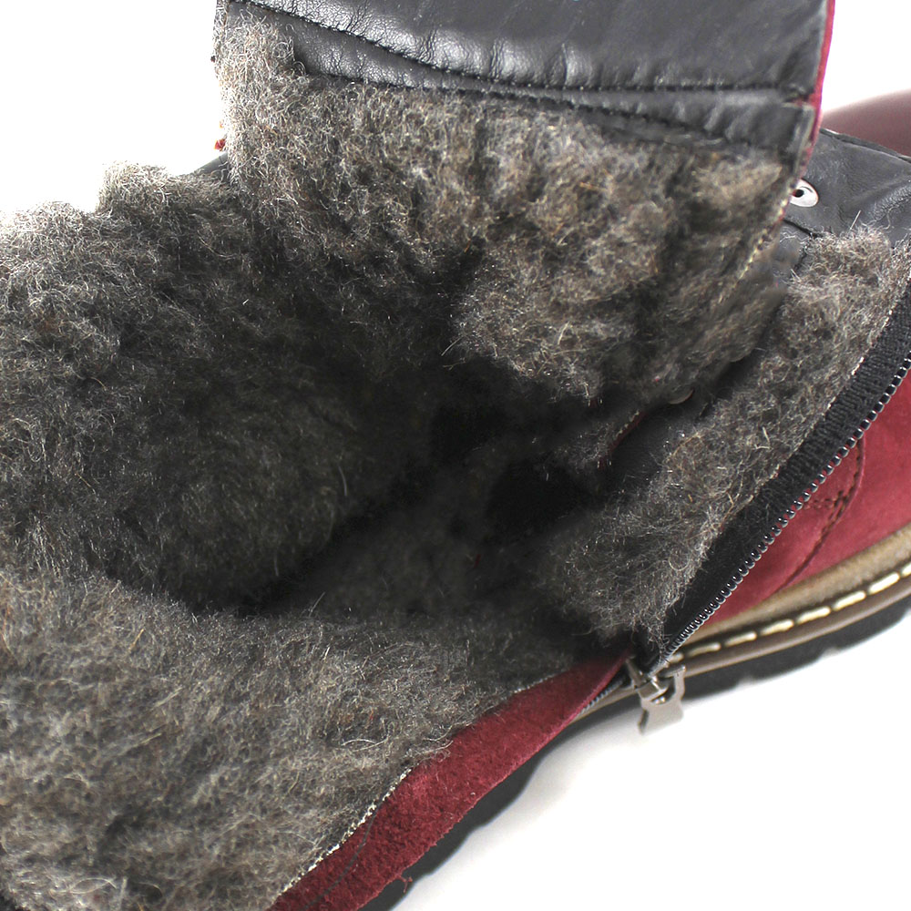 Ботинки BEST.A 270/22-СВ BEST.A Ботинки для девочки,бордовый нубук - фото 4